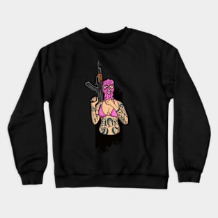 rebel girl Crewneck Sweatshirt